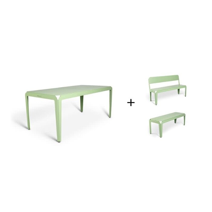 Weltevree Bended set (table de 180 cm + 2 bancs) - Weltevree