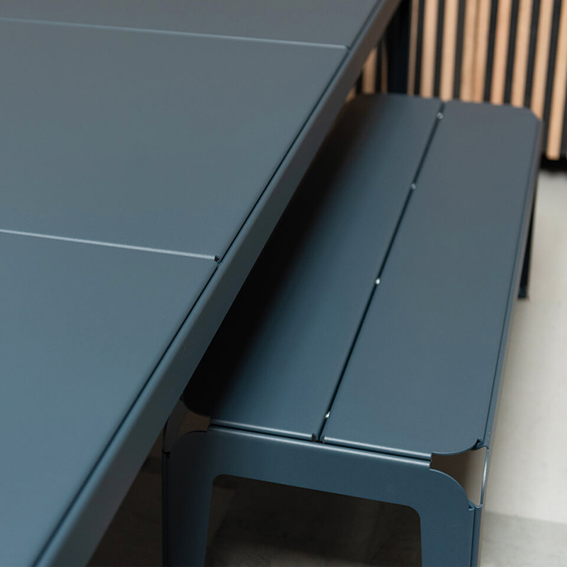 Weltevree Bended set (table de 270 cm + 2 bancs + 2 tabourets) - Weltevree