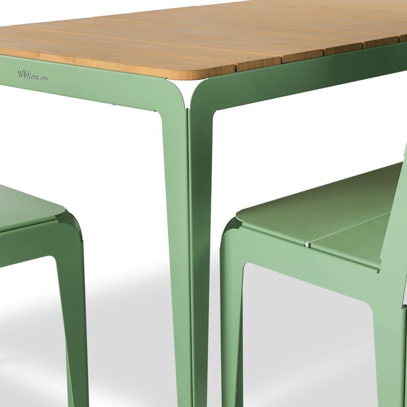 Weltevree Bended set (Tafel hout 220cm + 2x banken + 2x krukjes) - Weltevree