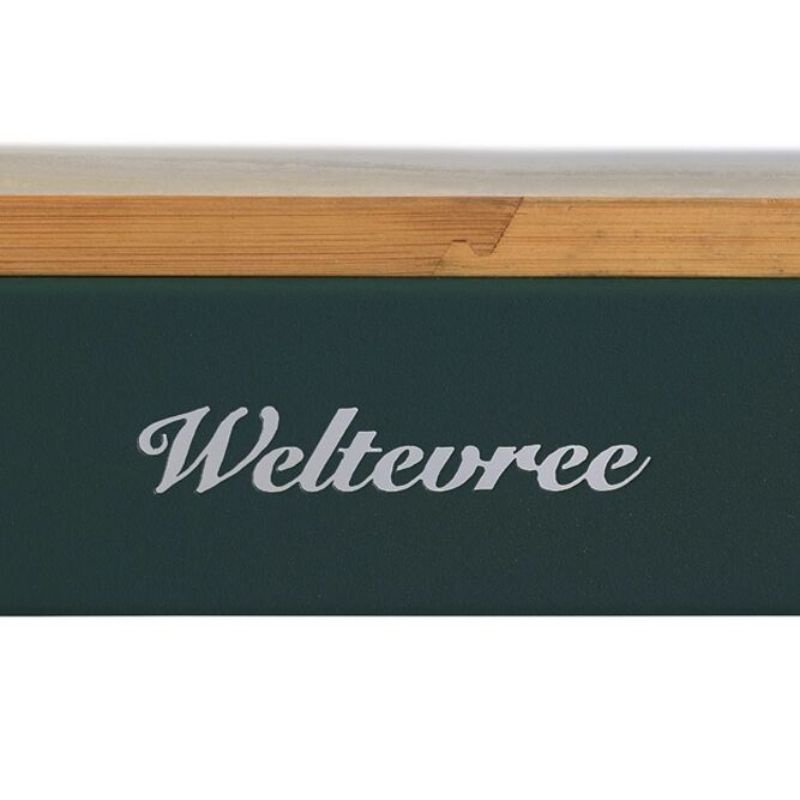 Weltevree Bended set (table en bois 220 cm + 2 bancs + 2 tabourets) - Weltevree