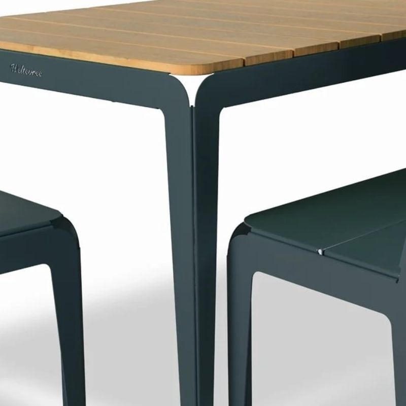 Weltevree Bended set (Tafel hout 220cm + 2x banken + 2x krukjes) - Weltevree