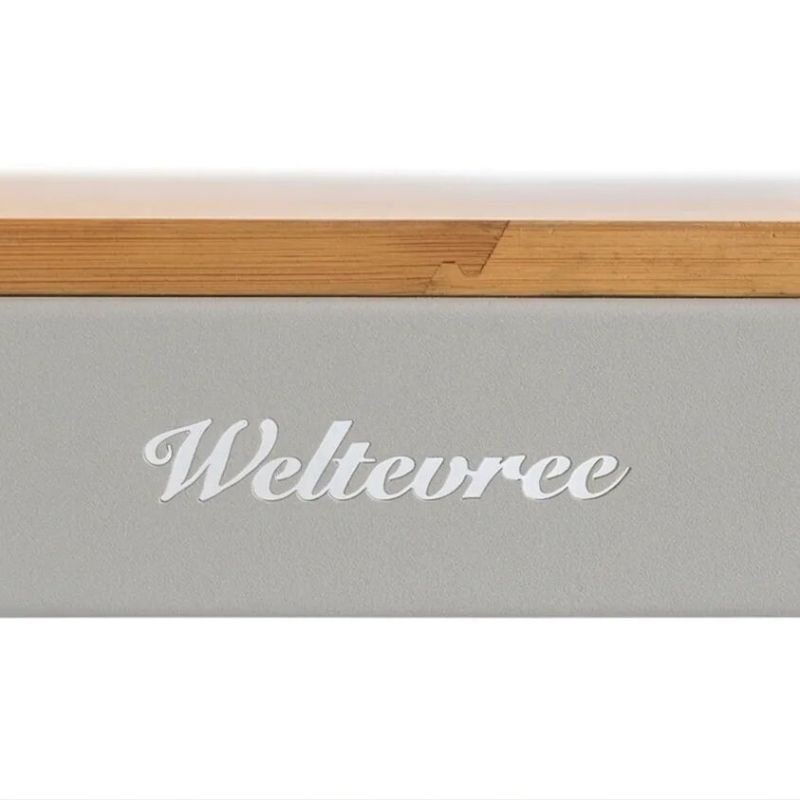 Weltevree Bended set (table en bois 220 cm + 2 bancs + 2 tabourets) - Weltevree