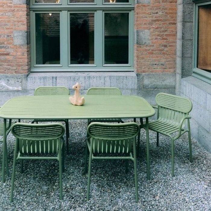 Petite Friture Tuinset 180x85 tafel + 4 stoelen Week-end - Petite Friture