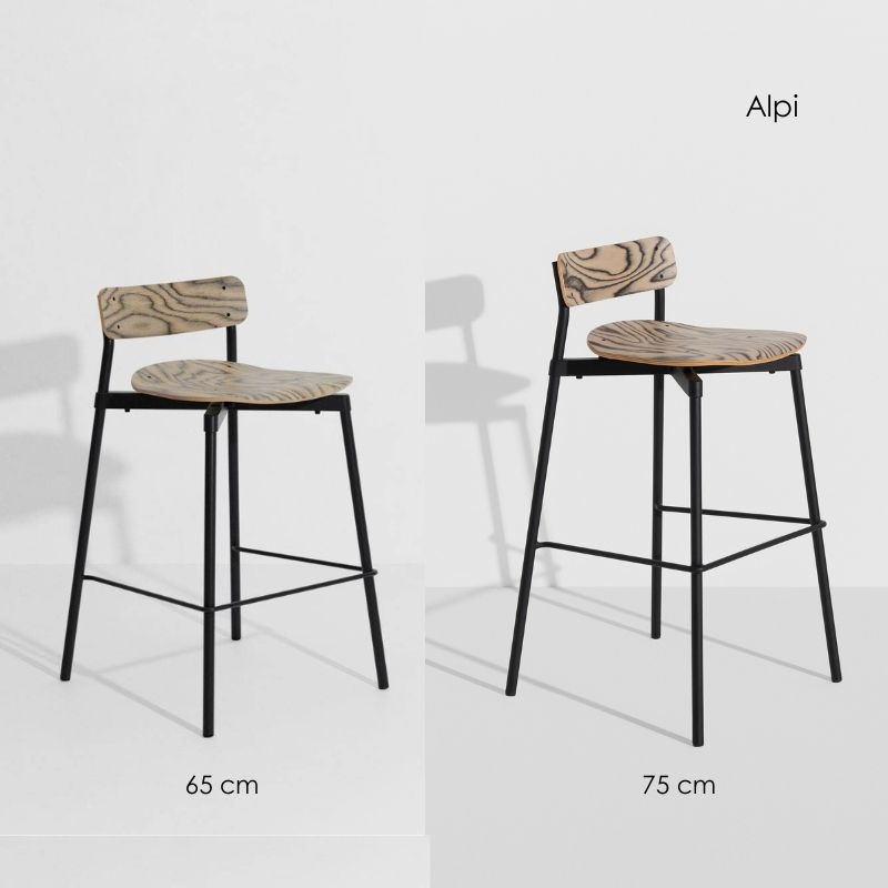 Petite Friture Fromme barkruk hout - Petite Friture