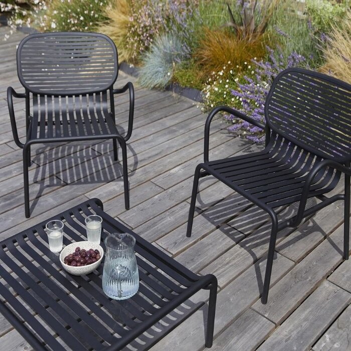 Petite Friture Week-end tuinset 60x69cm salontafel + 2 Lounge Chairs - Petite friture