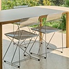 HAY Chaise d'intérieur X-Line - Base chromée