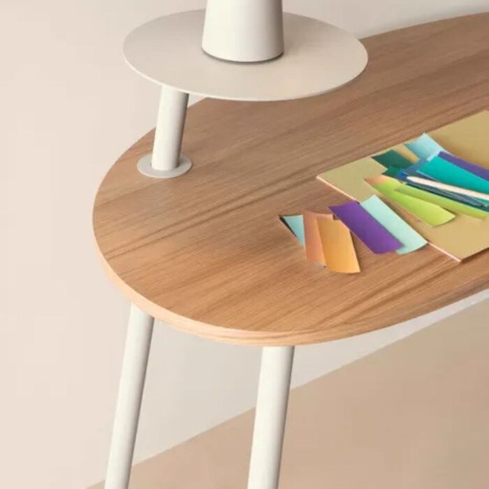 Fermob Nuage bureau - Oak/clay grey - Fermob