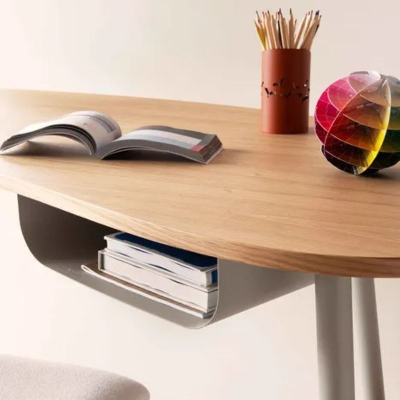 Fermob Nuage bureau - Oak/clay grey - Fermob