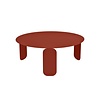 Fermob Table basse Bebop Ø80 - Red Ochre