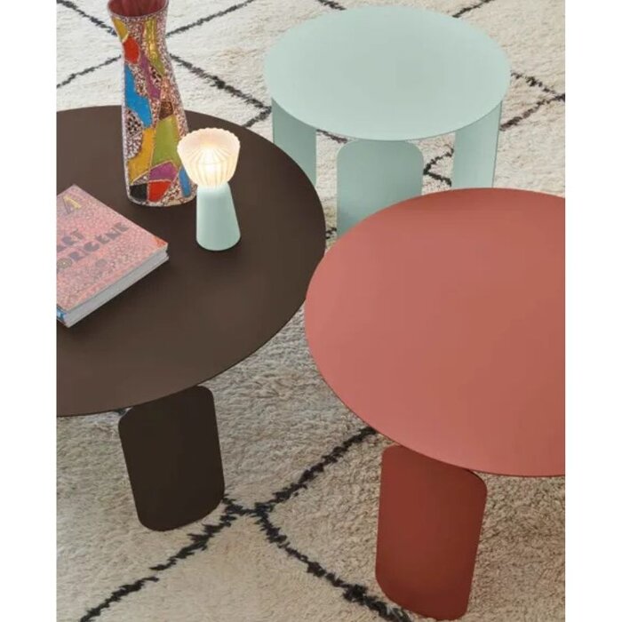 Fermob Table basse Bebop Ø80 - Red Ochre - Fermob