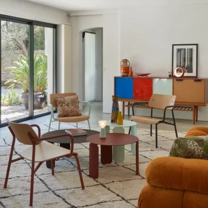 Fermob Bebop salontafel Ø80 - Red Ochre - Fermob