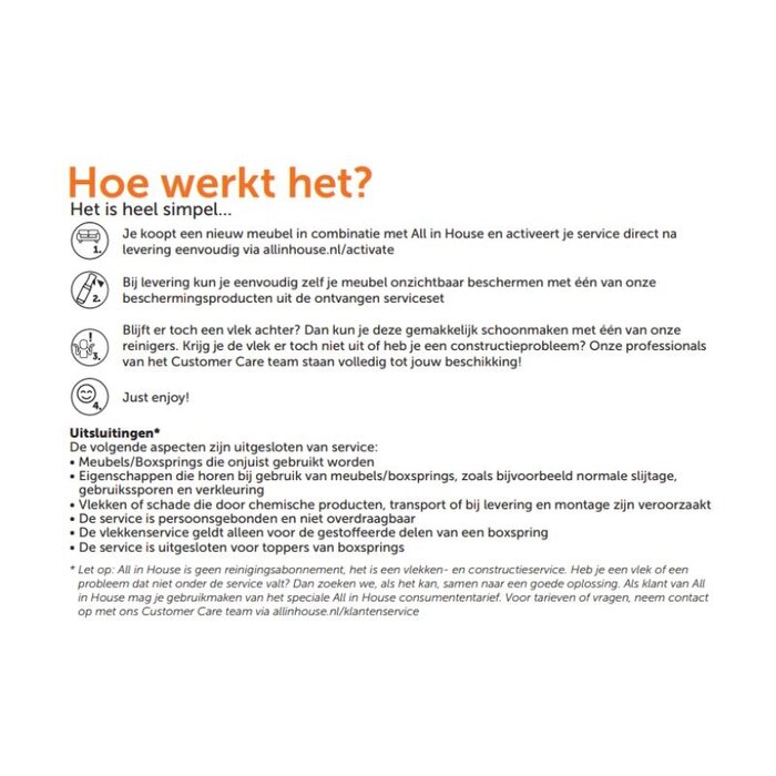 Protexx Protexx Textiel - All in House Service - 6/7 zit - 5 jaar service