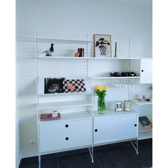 String Wandconfiguratie 80 - Woonkamer - String