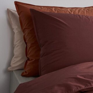Suite702 Brique Red percale dekbedovertrek 240x220 cm