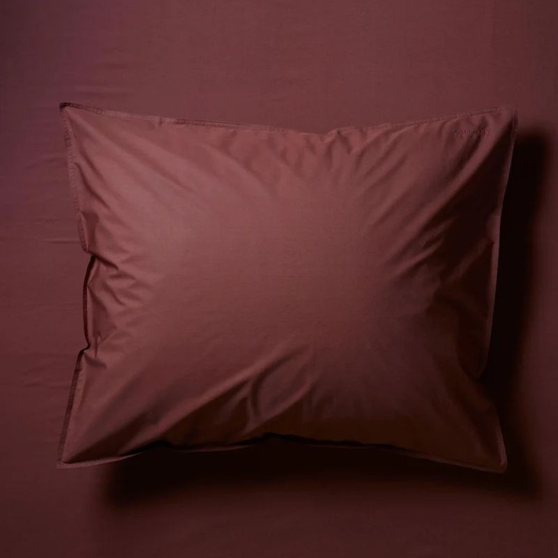 Suite702 Housse de couette en percale Brique Red 240x220 cm - Suite702