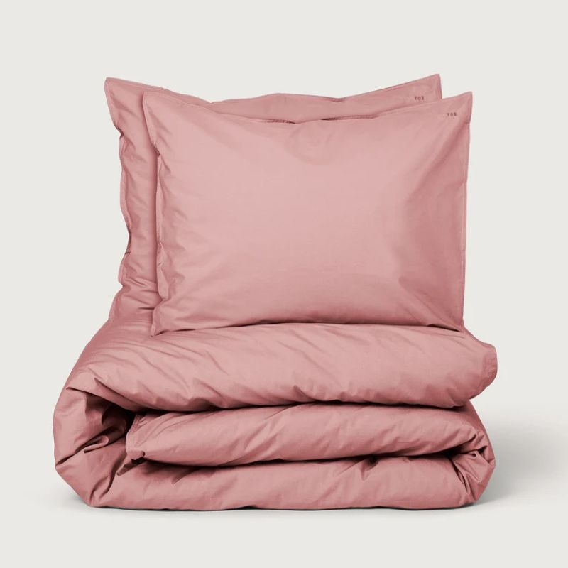 Suite702 Housse de couette en percale Dusty Rose 240x220 cm - Suite702