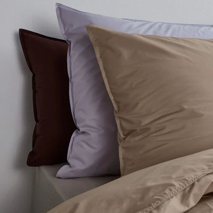 Suite702 Housse de couette percale chameau 240x220 cm