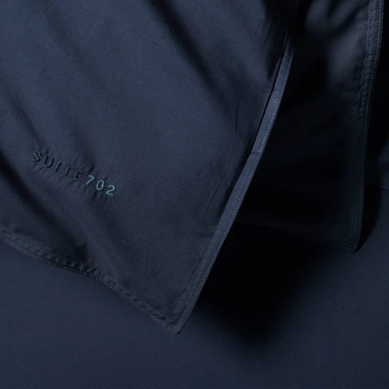 Suite702 Navy Blue dekbedovertrek Katoen  240x220 cm