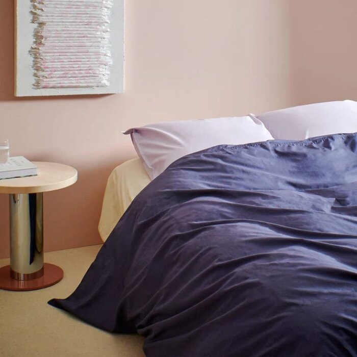 Suite702 Housse de couette Coton Bleu Marine - 240x220