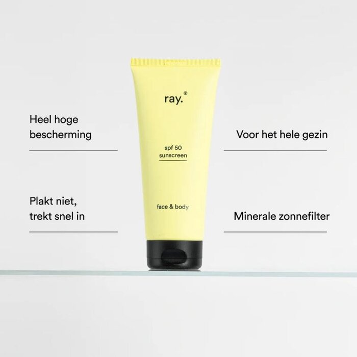 Ray Crème solaire SPF50 - 200 ml - Ray