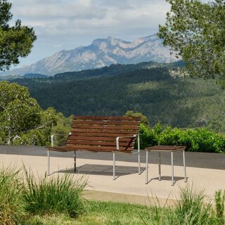 HAY Traverse Lounge Bench met armleuning