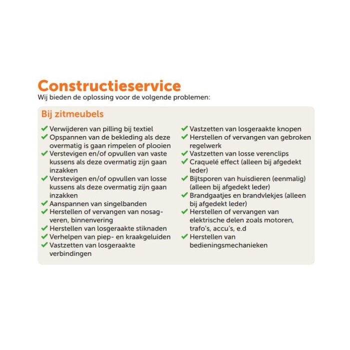 Protexx Protexx Textiel - All in House Service - 4/5 zit - 5 jaar service
