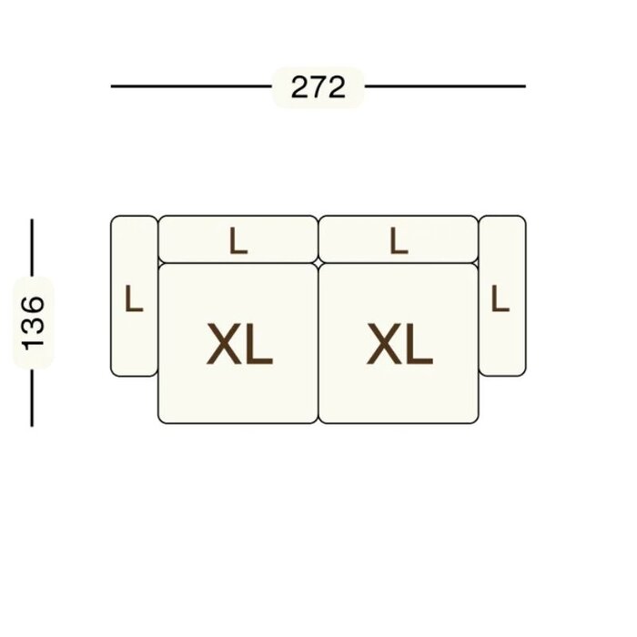 Vetsak Sofa set 02 XLarge - Vetsak