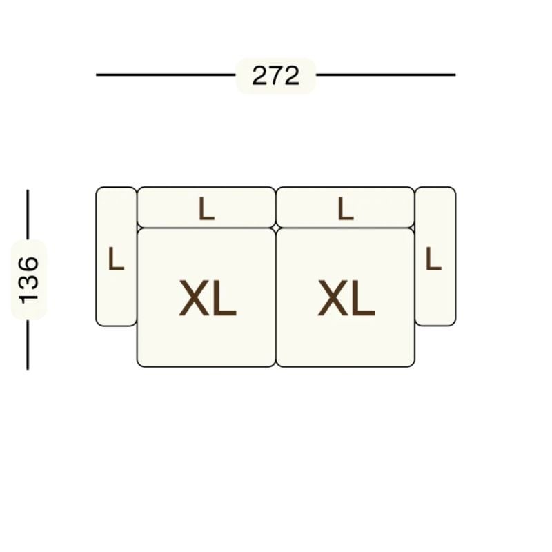 Vetsak Sofa set 02 XLarge - Vetsak