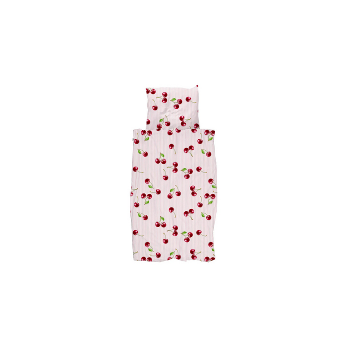 SNURK beddengoed Housse de couette Cerises 1p ou 2p - SNURK