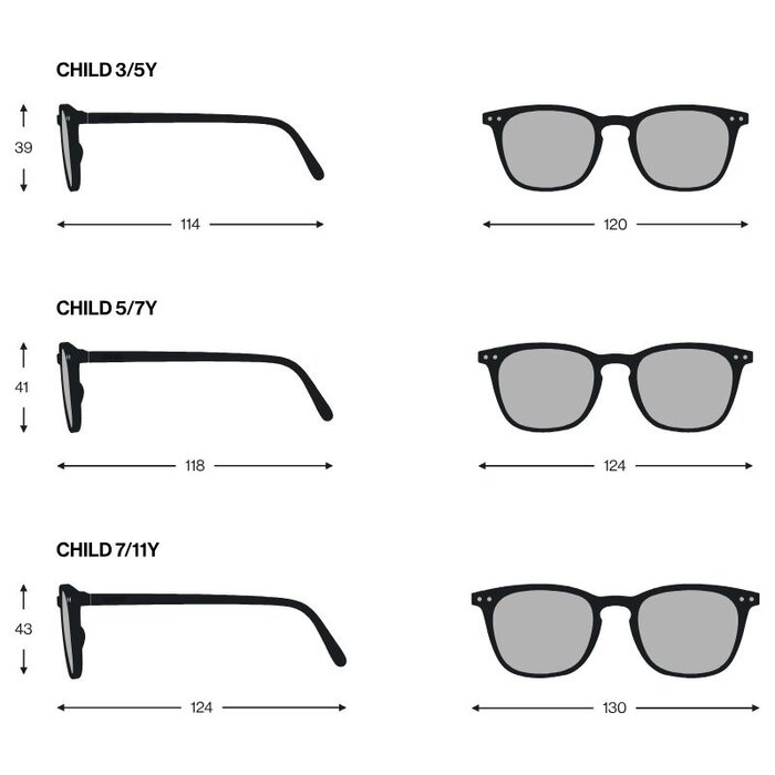 izipizi Lunettes de soleil 5-7 ans Type D - Izipizi