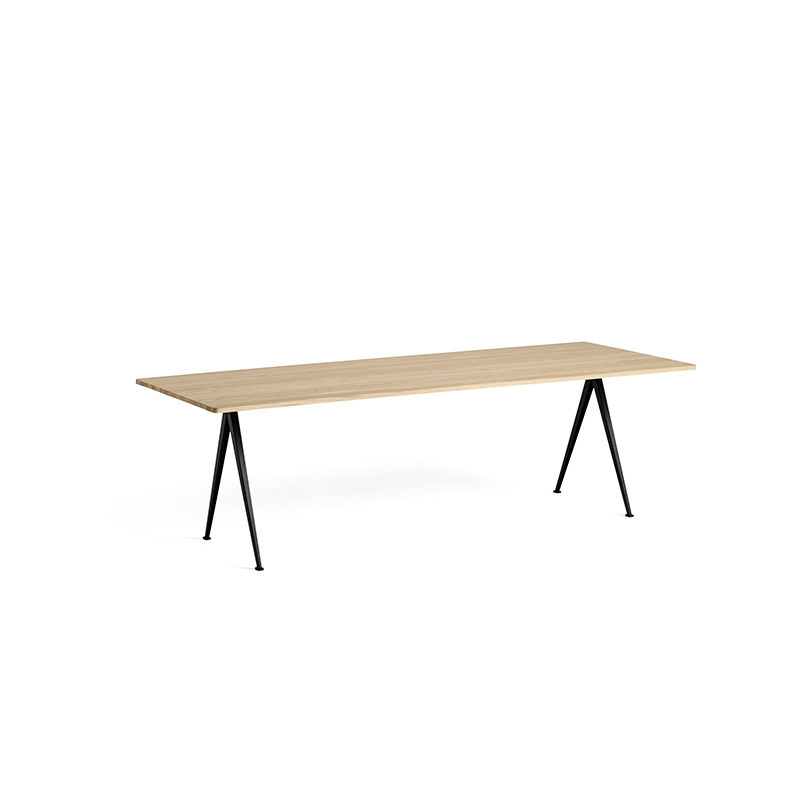 HAY Pyramid table 02 - support en acier noir