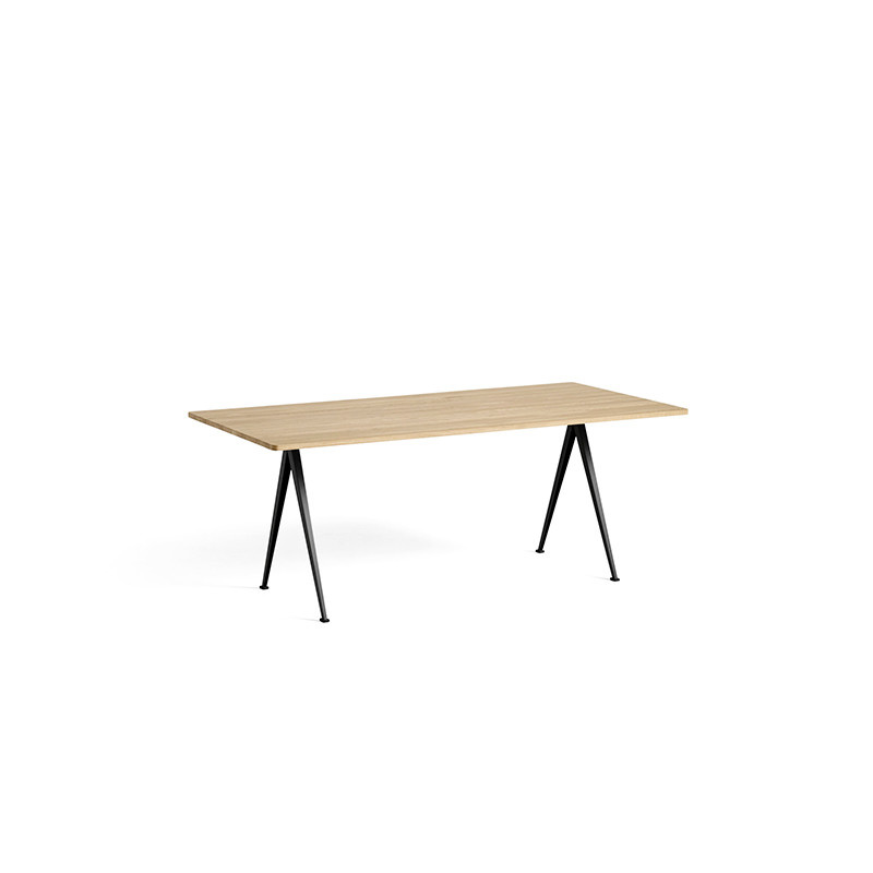 HAY Pyramid tafel 02 - zwart stalen frame
