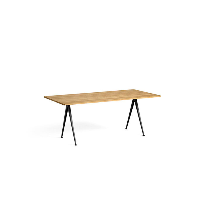 HAY Pyramid tafel 02 - zwart stalen frame