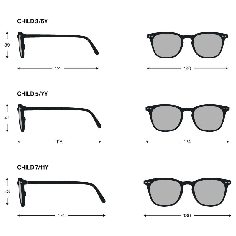 izipizi Lunettes de soleil junior 7-11 ans Type D - Izipizi