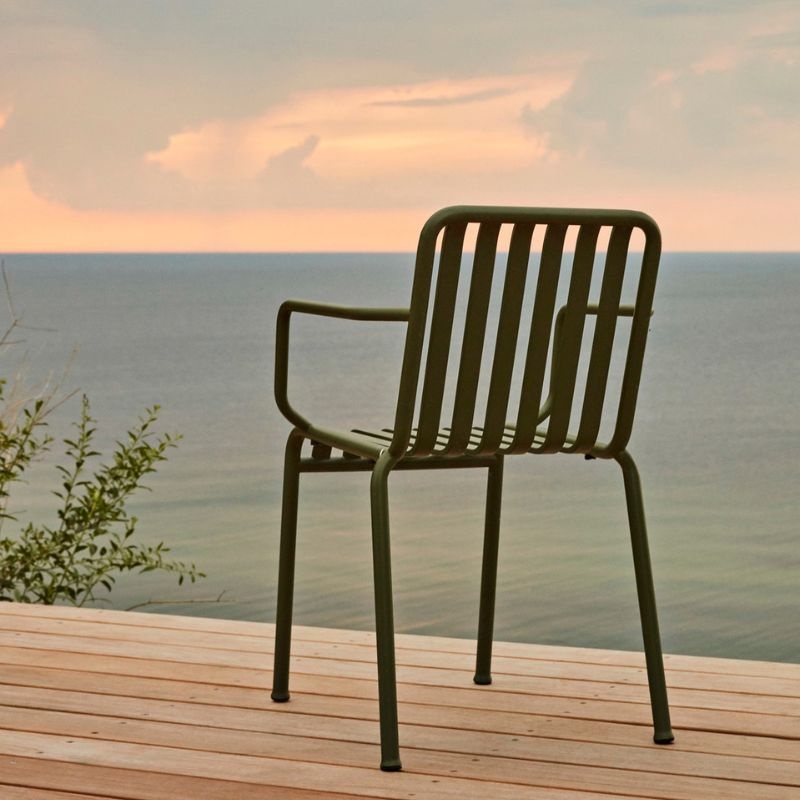 HAY Chaise Palissade avec accoudoirs - HAY