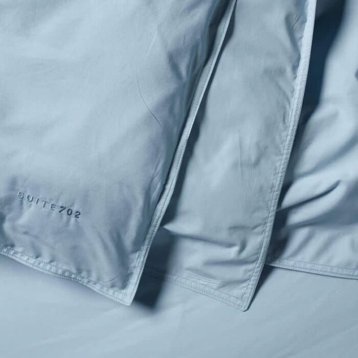 Suite702 Sky blue percale dekbedovertrek 240x220 cm - Suite702