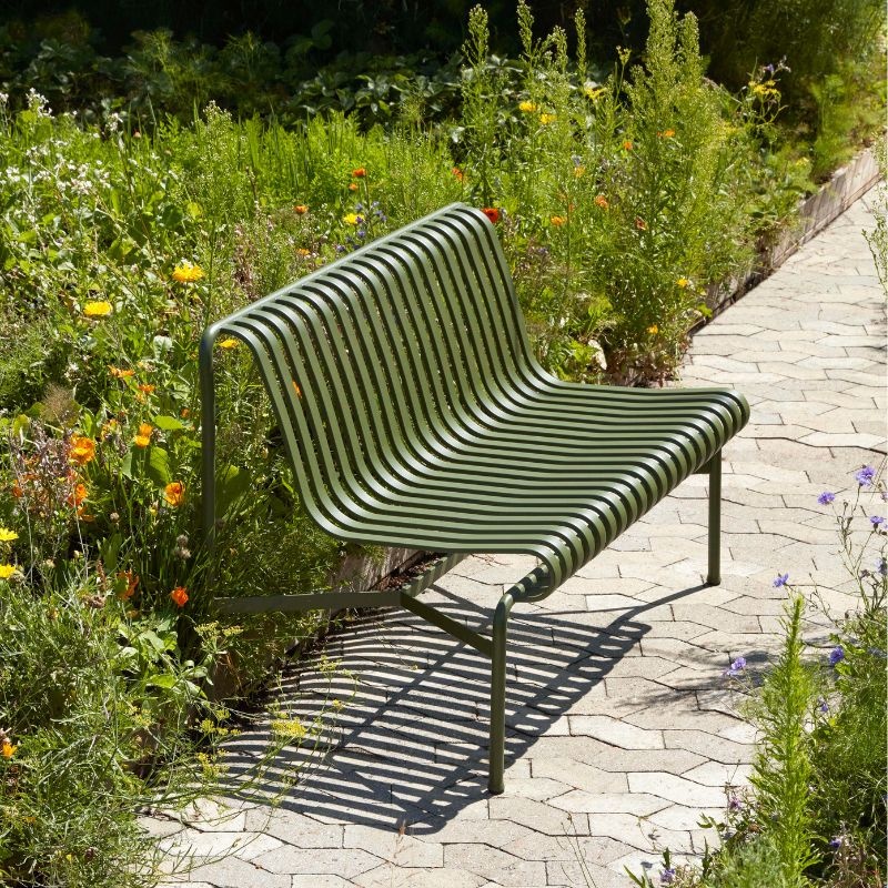 HAY Palissade dining bench without armrest - HAY