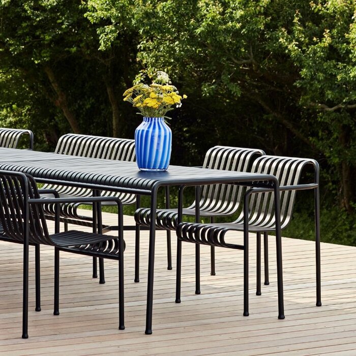 HAY Chaise de repas Palissade avec accoudoirs - HAY