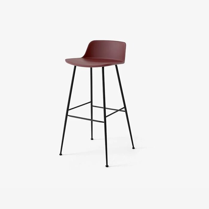 &Tradition Tabouret de bar Rely HW86 - H75 Low Back - &Tradition
