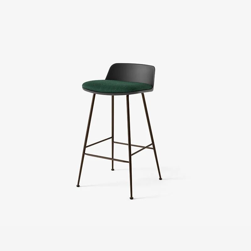 Extremis Tabouret de bar Rely HW82 - H66,5 Low Back rembourré - &Tradition