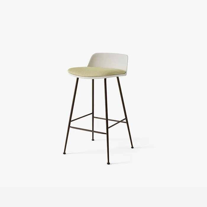 Extremis Rely barkruk HW82 - H66.5 Low back gestoffeerd - &Tradition