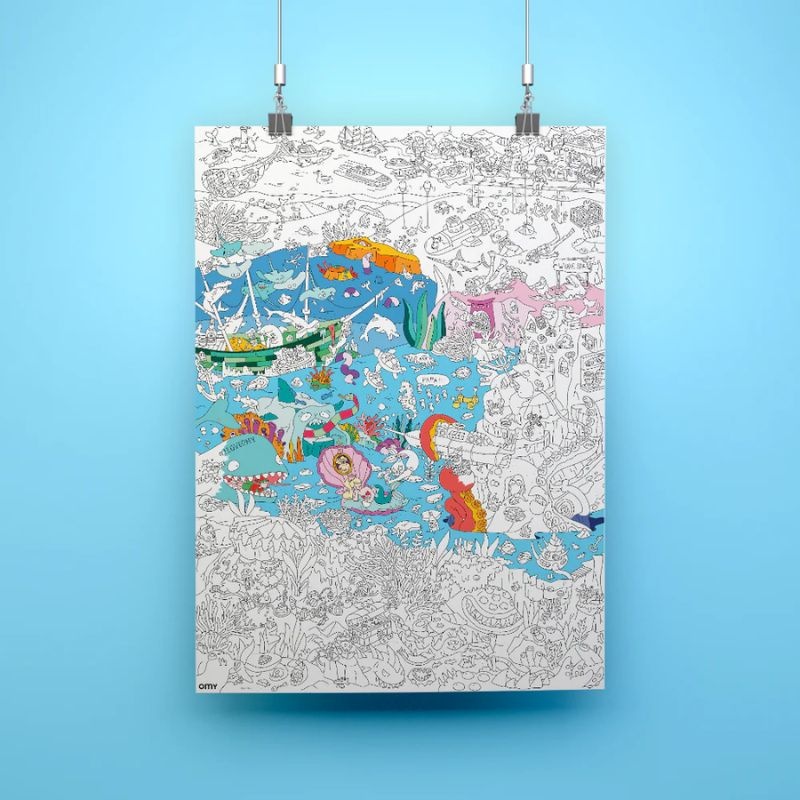 OMY Affiche colorier thème - OMY