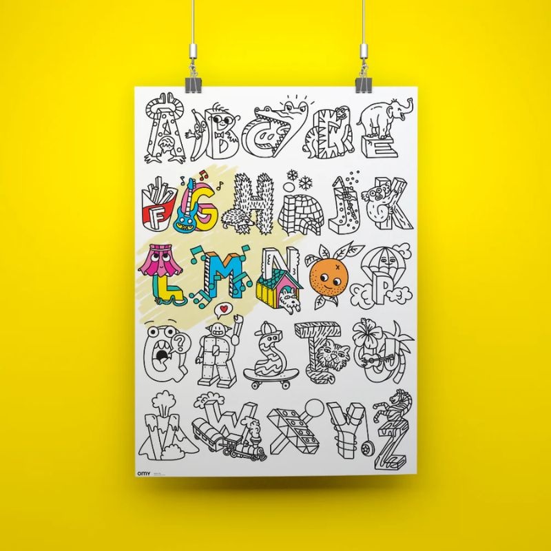 OMY Kleurposter Thema - OMY