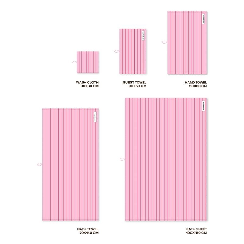 Bongusta Naram serviette de bain 100 x 150 cm