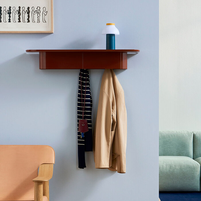 HAY Korpus shelf 7 hooks L