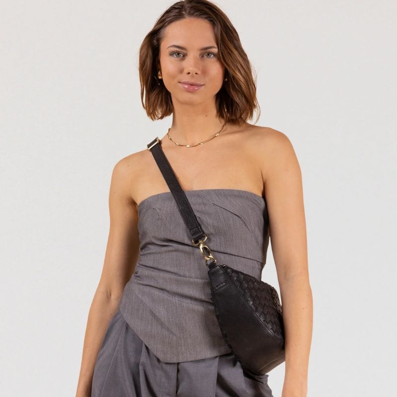 O MY BAG Handtas Leo MIDI - Gewoven - O MY BAG