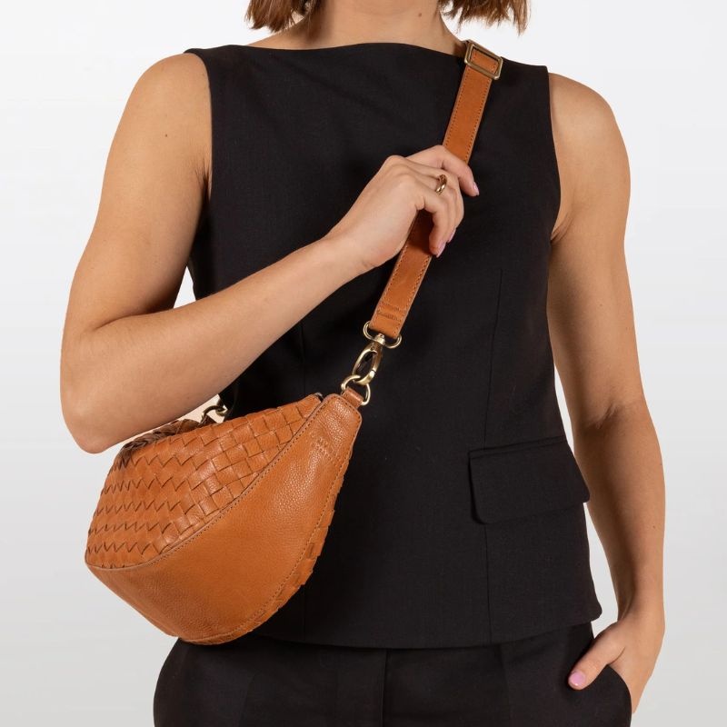 O MY BAG Handtas Leo MIDI - Gewoven - O MY BAG