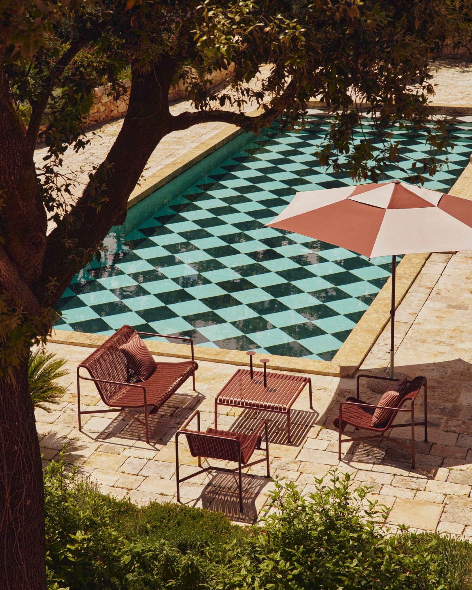 HAY Parasol Terrazza Hexagon - Ø300 - HAY