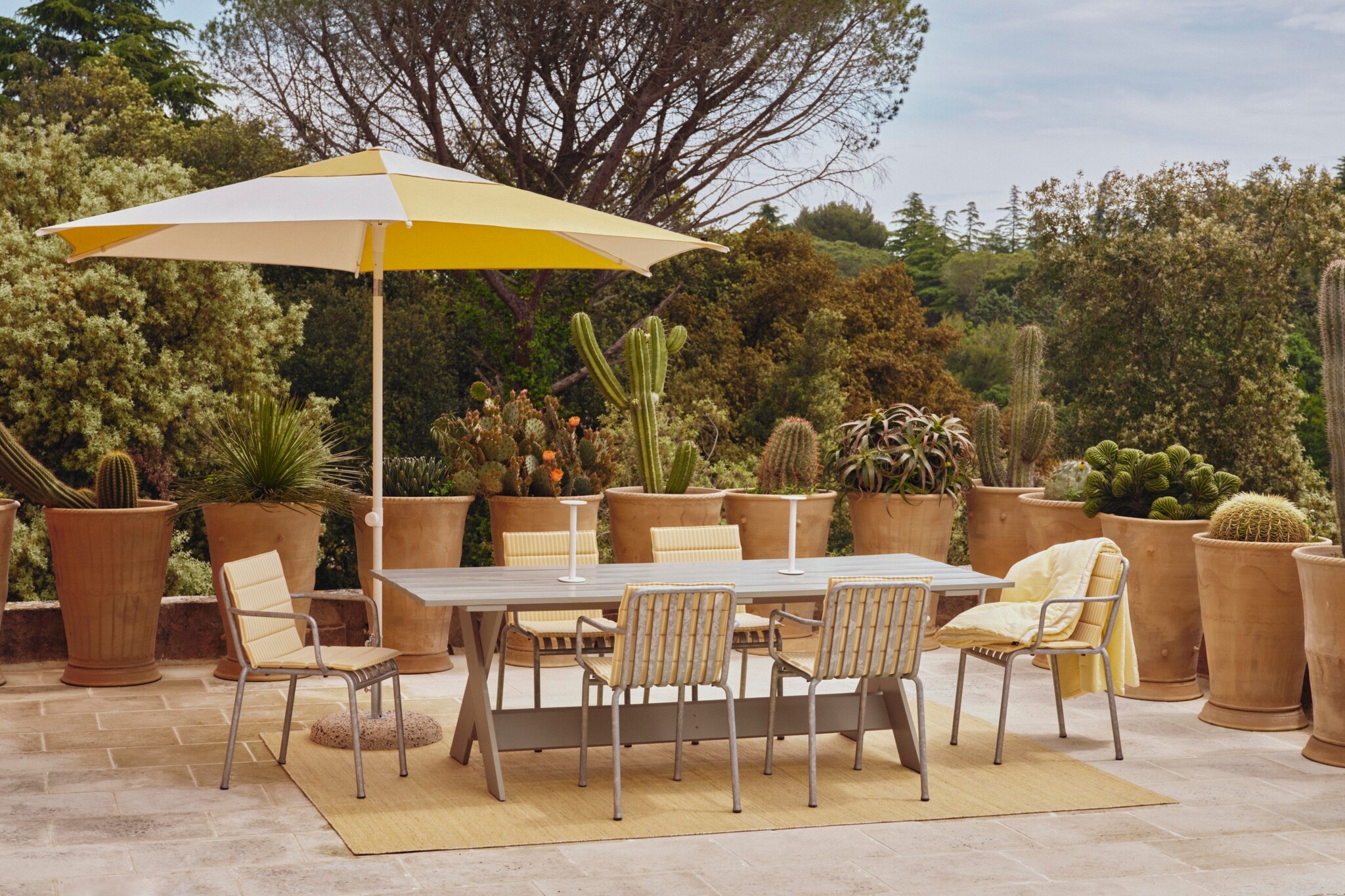 HAY Parasol Terrazza Hexagon - Ø300 - HAY