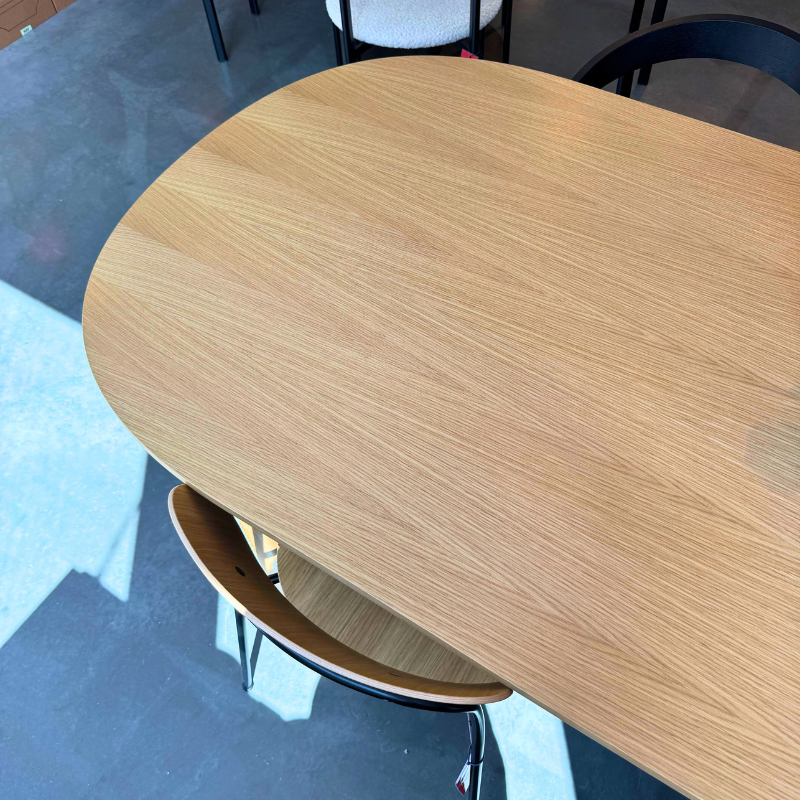 HAY Annex table (showroom) - 220 x 95 - Oblong Oak veneer - Oak frame